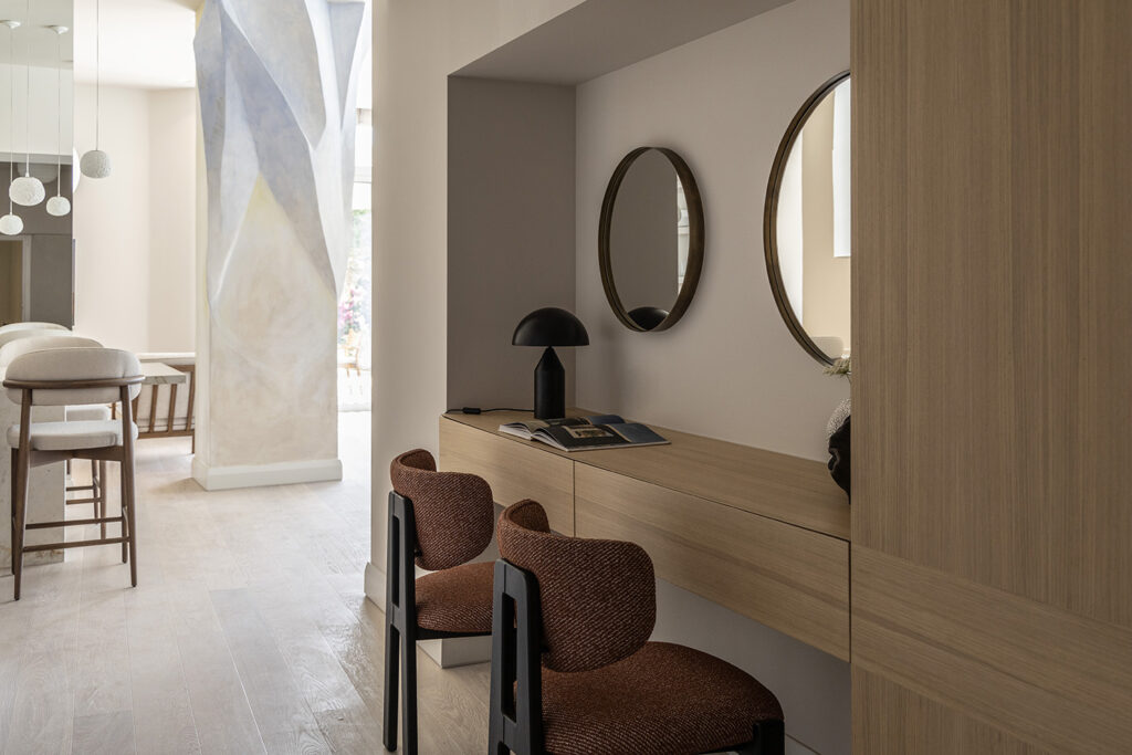 architectural villa with paola navone furniture