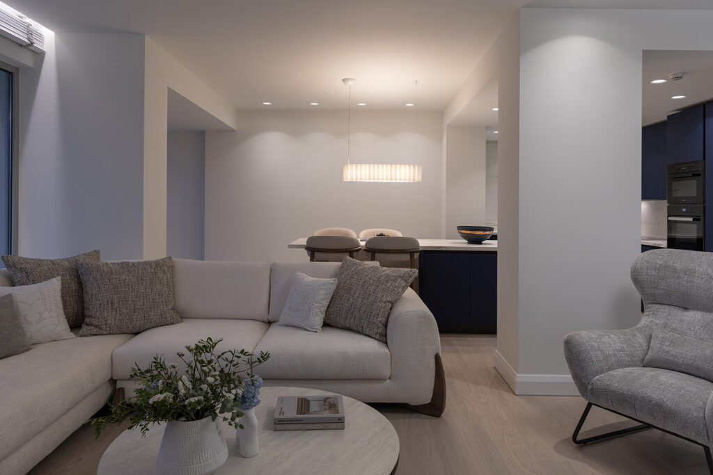 villa with paola navone furniture crete